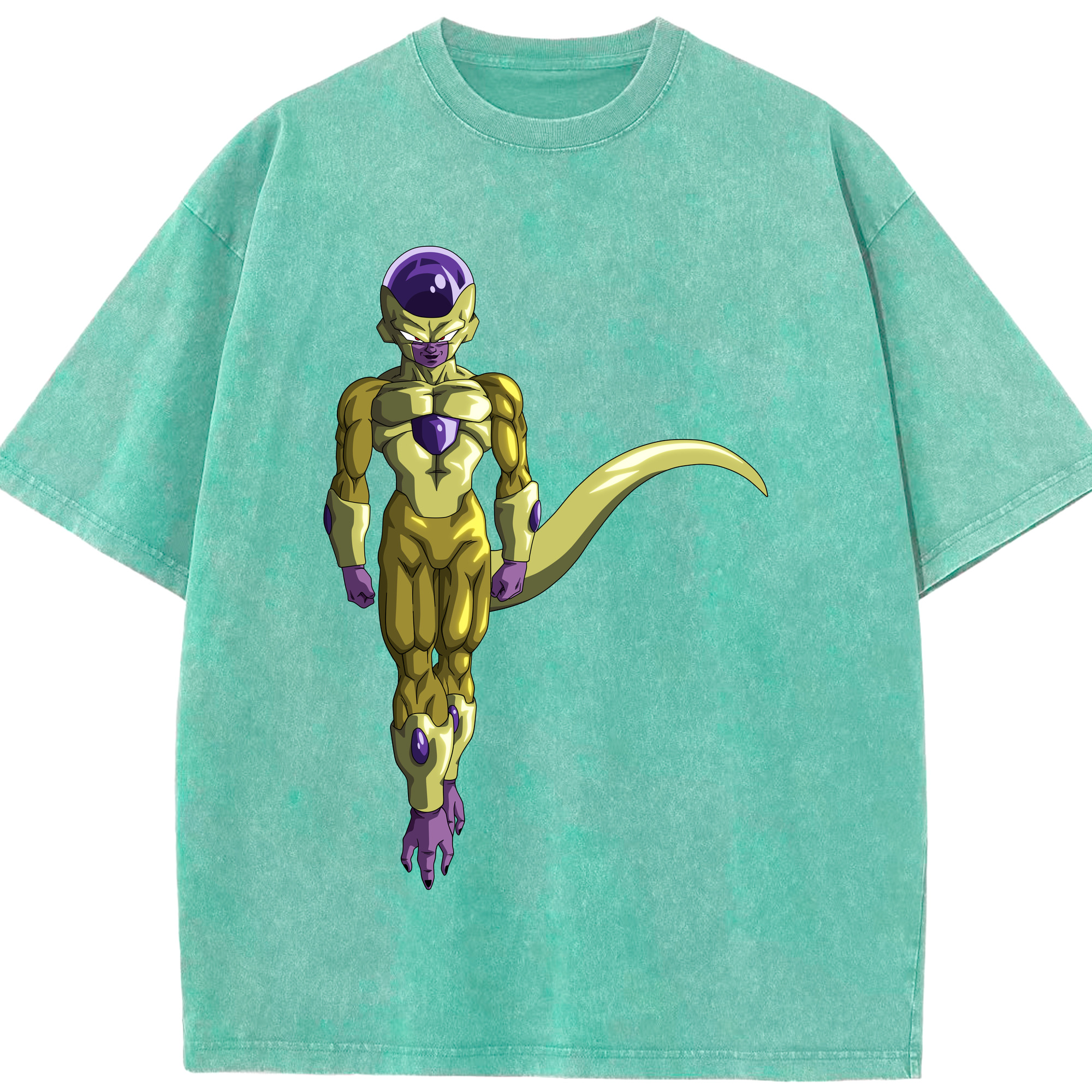 （画像用） ドラゴンボール フリーザ DRAGON BALL Frieza 綿100% ヴィンテージ風 半袖Tシャツ（フロントプリント）